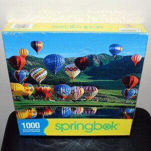 3/$88❤️new HOT AIR BALLOON BONANZA 1000 pcs Springbok puzzle Les Montgolfières